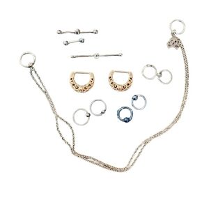 Bundle of CB, Industrual Bar and Nipple Jewelry